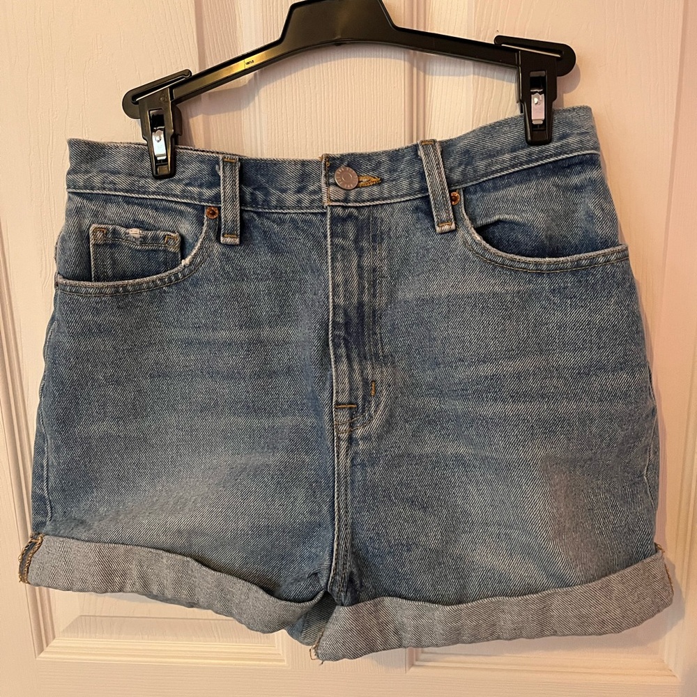 High Rise Mom Denim Women's Shorts